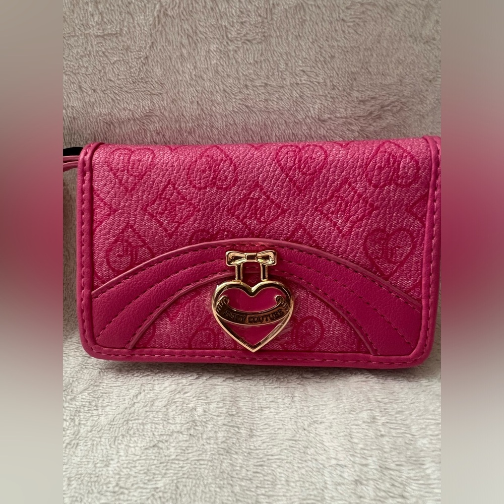 Juicy Couture Precious Moments Elongated Bifold Wallet – Juicy Pink